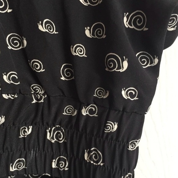 Band of Outsiders Snail Print Silk Jumpsuit - Picture 7 of 10
